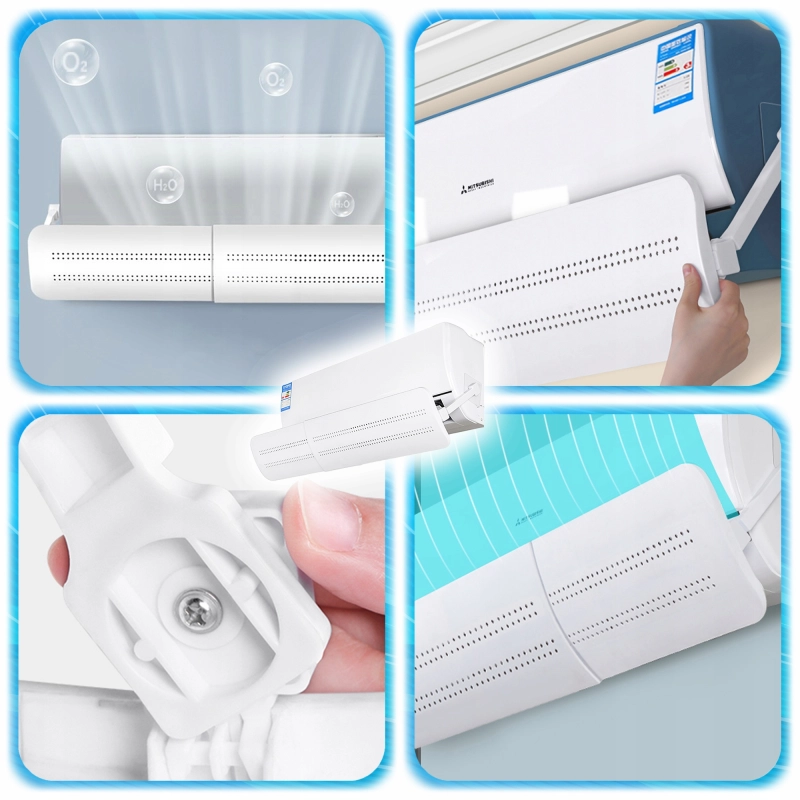 DEFLEKTOR UNIWERSALNY DO KLIMATYZACJI POKRYWA OSŁONA KLIMATYZATORA OWIEWKA