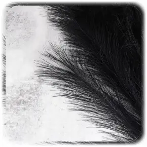 ZESTAW 20x SZTUCZNA TRAWA PAMPASOWA DEKORACYJNA GAŁĄZKI TRZCINA CZARNA 55CM