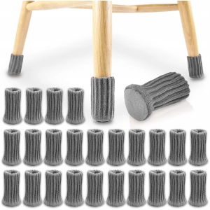 24 SZT SKARPETKI NA NOGI KRZESŁA STOŁU NAKŁADKI OCHRONNE PODKŁADKI Z FILCEM