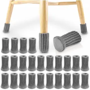 24 SZT SKARPETKI NA NOGI KRZESŁA STOŁU NAKŁADKI OCHRONNE PODKŁADKI Z FILCEM