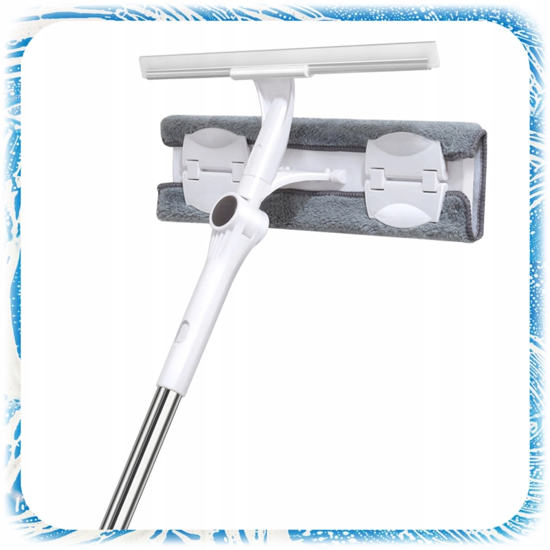 MYJKA DO MYCIA OKIEN Szyb Luster Teleskop Mop Regulacja 180cm + Ściągaczka