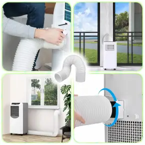 WĄŻ POWIETRZA WYLOTOWEGO Wentylacyjny do Klimatyzacji Rura Przewód 15cm/3m