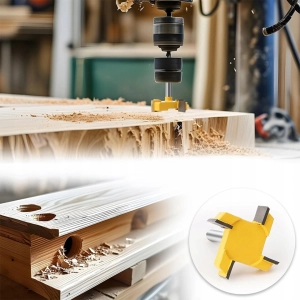 FREZ DO PLANOWANIA DREWNA STRUGANIA CZTEROOSTRZOWY TYP T 12mm x 51mm WĘGLIK