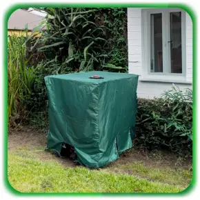 POKROWIEC NA ZBIORNIK MAUZER PLANDEKA OSŁONA 1000L WODĘ DESZCZÓWKĘ ZIELONY