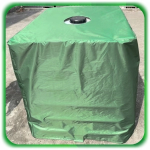 POKROWIEC NA ZBIORNIK MAUZER PLANDEKA OSŁONA 1000L WODĘ DESZCZÓWKĘ ZIELONY