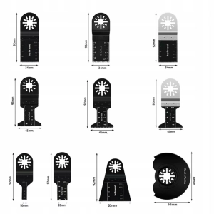 12x OSTRZA OSCYLACYJNE BRZESZCZOTY DO NARZĘDZIA WIELOFUNKCYJNEGO DREWNA