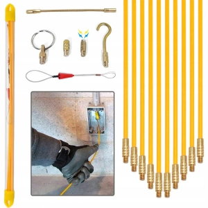WŁÓKNO SZKLANE DO PRZECIĄGANIA KABLI 10x1m 6mm WYCIĄGARKA PILOT STALKA 17EL