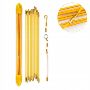 WŁÓKNO SZKLANE DO PRZECIĄGANIA KABLI 10x1m 6mm WYCIĄGARKA PILOT STALKA 17EL