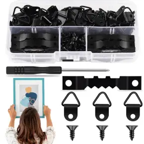 ZESTAW 251 EL HAK&Oacute;W HACZYK&Oacute;W DO WIESZANIA OBRAZ&Oacute;W WIESZAKI DO RAMKI ZDJĘĆ