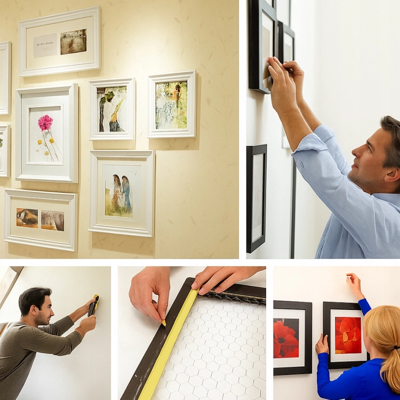 ZESTAW 251 EL HAKÓW HACZYKÓW DO WIESZANIA OBRAZÓW WIESZAKI DO RAMKI ZDJĘĆ