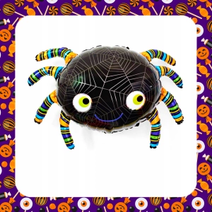 XL ZESTAW DEKORACYJNY NA HALLOWEEN Balony Girlanda Ozdoby Pająki Dynia 72EL