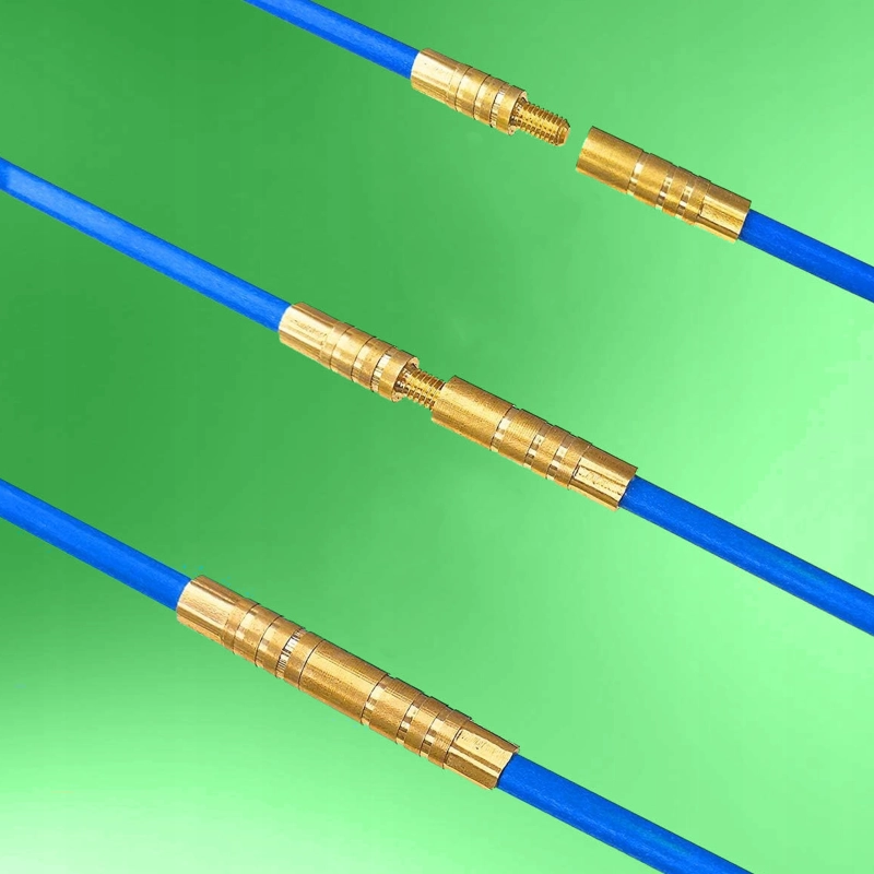 WCIĄGARKA DO KABLI WŁÓKNO SZKLANE PILOT PRZECIĄGANIA KABLI 4MM 10X1M STALKA