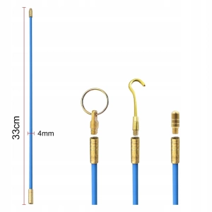 WCIĄGARKA DO KABLI WŁÓKNO SZKLANE PILOT PRZECIĄGANIA KABLI 4MM 10X1M STALKA