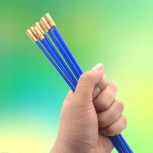 WCIĄGARKA DO KABLI WŁÓKNO SZKLANE PILOT PRZECIĄGANIA KABLI 4MM 10X1M STALKA
