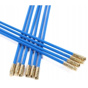 WCIĄGARKA DO KABLI WŁÓKNO SZKLANE PILOT PRZECIĄGANIA KABLI 4MM 10X1M STALKA