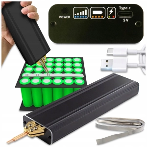 ZGRZEWARKA RĘCZNA SPAWARKA PUNKTOWA PRZENOŚNA Z SIECIĄ MINI 18650 5000 mAh