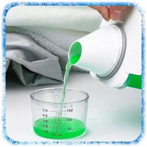 ZESTAW 3SZT POJEMNIK NA PROSZEK DO PRANIA Z MIARKĄ PŁYN DO PŁUKANIA PUDEŁKO