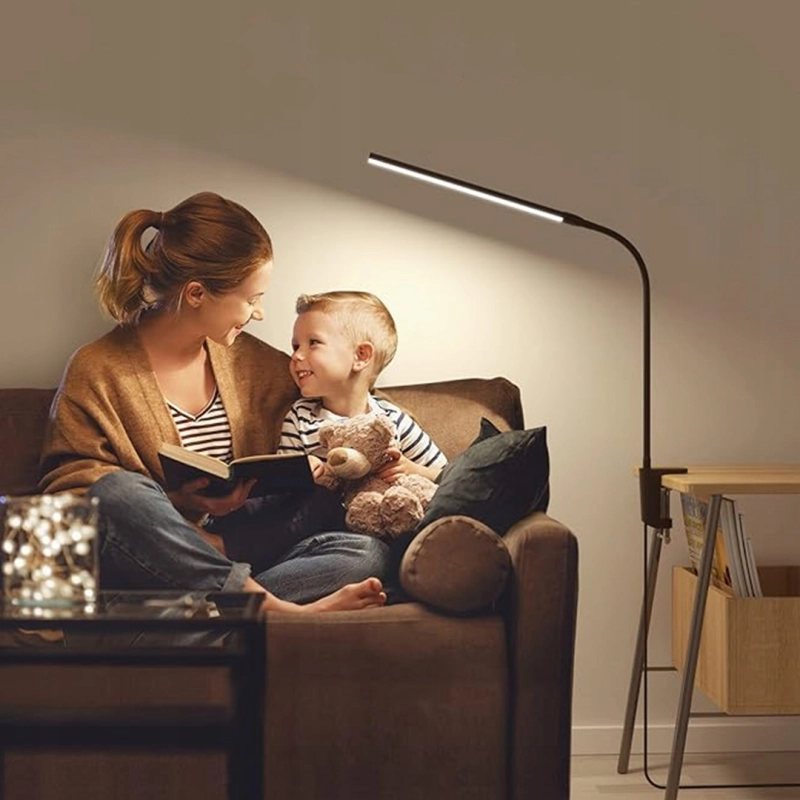 LAMPKA STOŁOWA BIURKOWA NOCNA OŚWIETLENIE LED USB NA BIURKO REGULOWANE