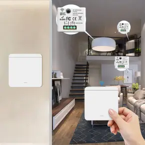 INTELIGENTNY WYŁĄCZNIK ŚWIATŁA BEZPRZEWODOWY BIAŁY PREMIUM WIFI SMART PANEL