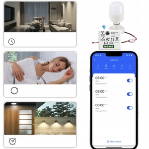 INTELIGENTNY WYŁĄCZNIK ŚWIATŁA BEZPRZEWODOWY BIAŁY PREMIUM WIFI SMART PANEL