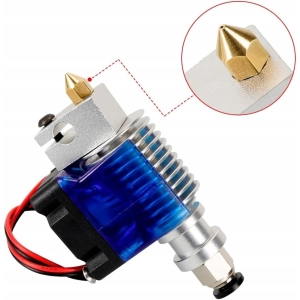 Dysza Mosiężna Brass MK8 0.4mm M6 Zestaw 5x Creality Ender 3 Pro V2