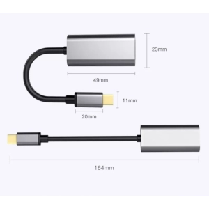 PRZEJŚCIÓWKA ADAPTER KABEL USB-C - HDMI FULL HD 4K