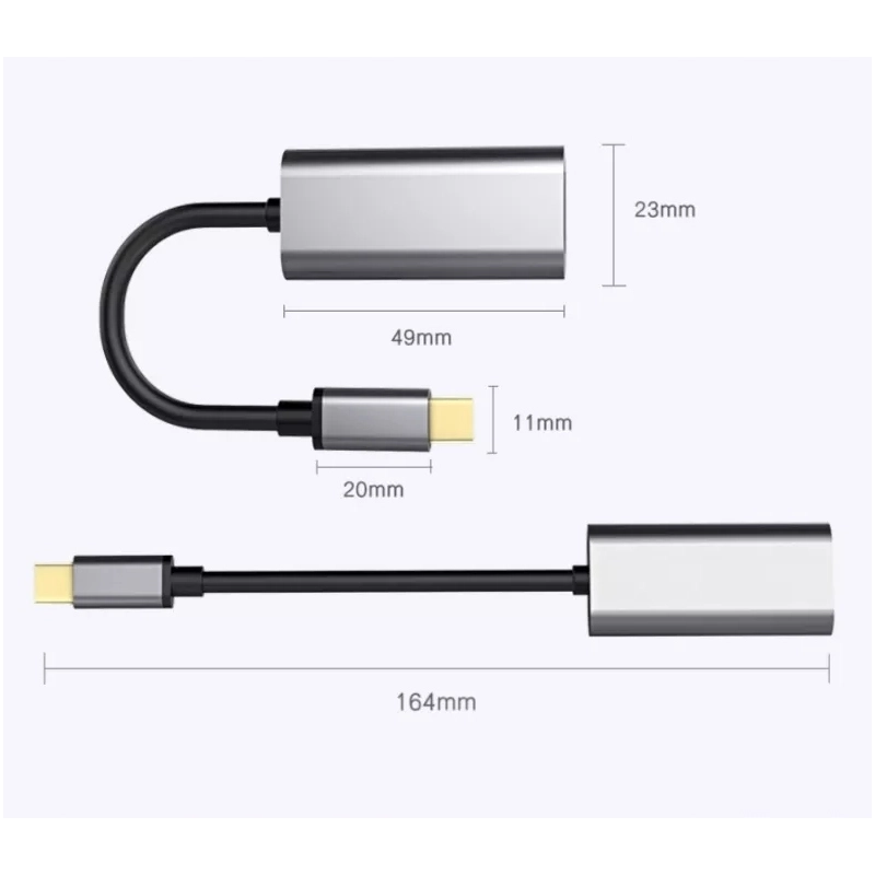 PRZEJŚCIÓWKA ADAPTER KABEL USB-C - HDMI FULL HD 4K