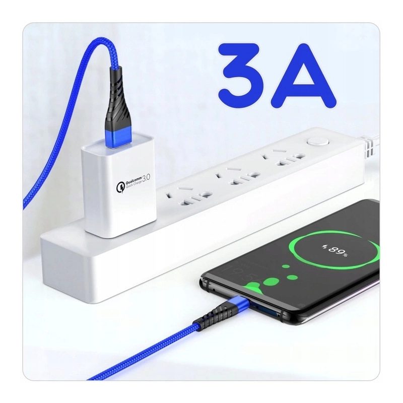 KABEL MIKRO MICRO USB QUICK FAST CHARGE 3.0 3A 18W