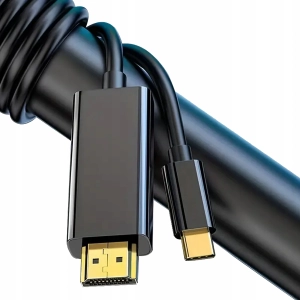 KABEL ADAPTER USB-C HDMI 3.1 Przejściówka 2M 4K 60Hz MHL