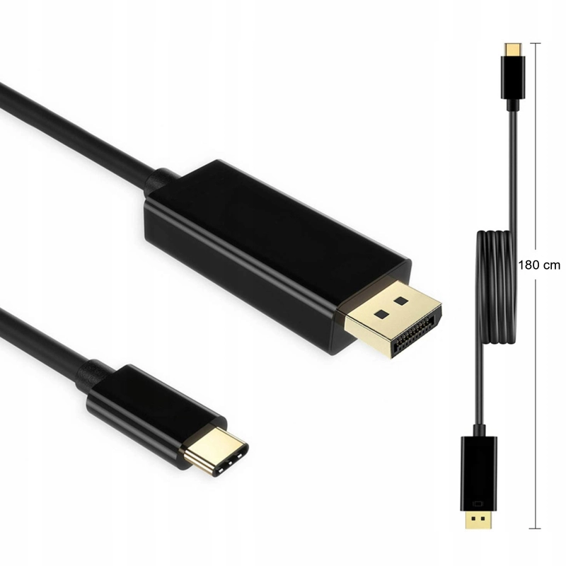KABEL ADAPTER USB-C HDMI 3.1 Przejściówka 2M 4K 60Hz MHL