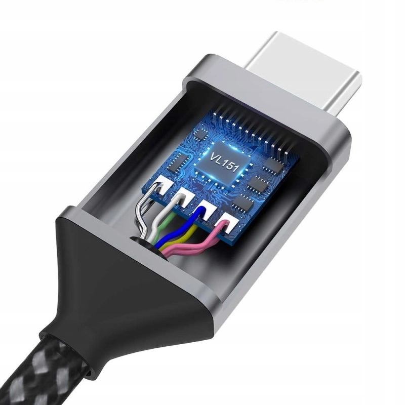 KABEL TYP-C do TYP-C QC PD 240W 3.1 48V 5A 1M SZYBKIE ŁADOWANIE