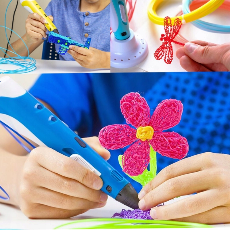 DUŻA MATA SILIKONOWA SZABLONY FORMA WZORY DŁUGOPIS 3D XL 44x28CM NIEBIESKA