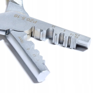 PRASKA ZACISKARKA DO TULEJEK PRZEWODÓW KONEKTORÓW + 1800 KOŃCÓWEK 0