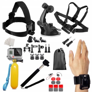ZESTAW XXL 50w1 AKCESORIA GOPRO HERO 13 12 11 dji insta360 Uchwyty Szelki