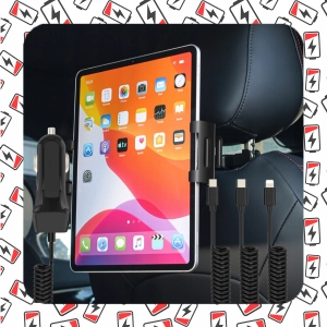ŁADOWARKA KABEL 3W1 GNIAZDO ZAPALNICZKI TYP-C LIGHTNING MICROUSB DO AUTA 1M