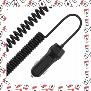 ŁADOWARKA KABEL 3W1 GNIAZDO ZAPALNICZKI TYP-C LIGHTNING MICROUSB DO AUTA 1M