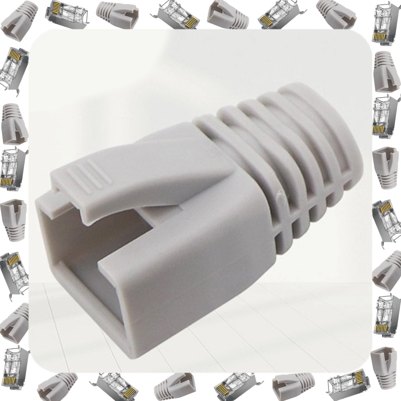 ZESTAW 10SZT WTYKI ZŁĄCZA EKRANOWANY FTP STP RJ45 kat 6a 7 KOŃCÓWKI ZŁĄCZKI