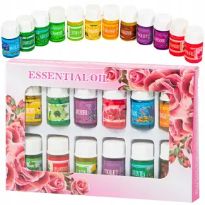 NAWILŻACZ POWIETRZA DYFUZOR GRZYBEK DESZCZ AROMATERAPIA LAMPKA + 12 OLEJKÓW