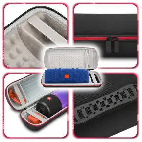 ETUI NA GŁOŚNIK JBL CHARGE 4/5 Pokrowiec Futerał CASE 34 cm EVA WODOODPORNY