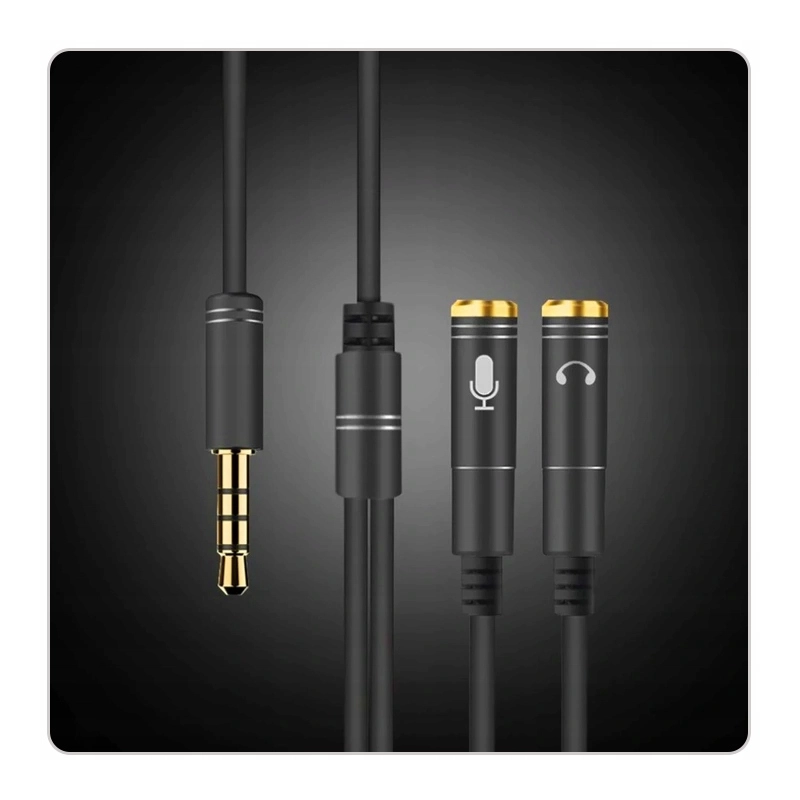ROZDZIELACZ KABEL MINI JACK AUX MIKROFON SŁUCHAWKI do Xbox i PlayStation