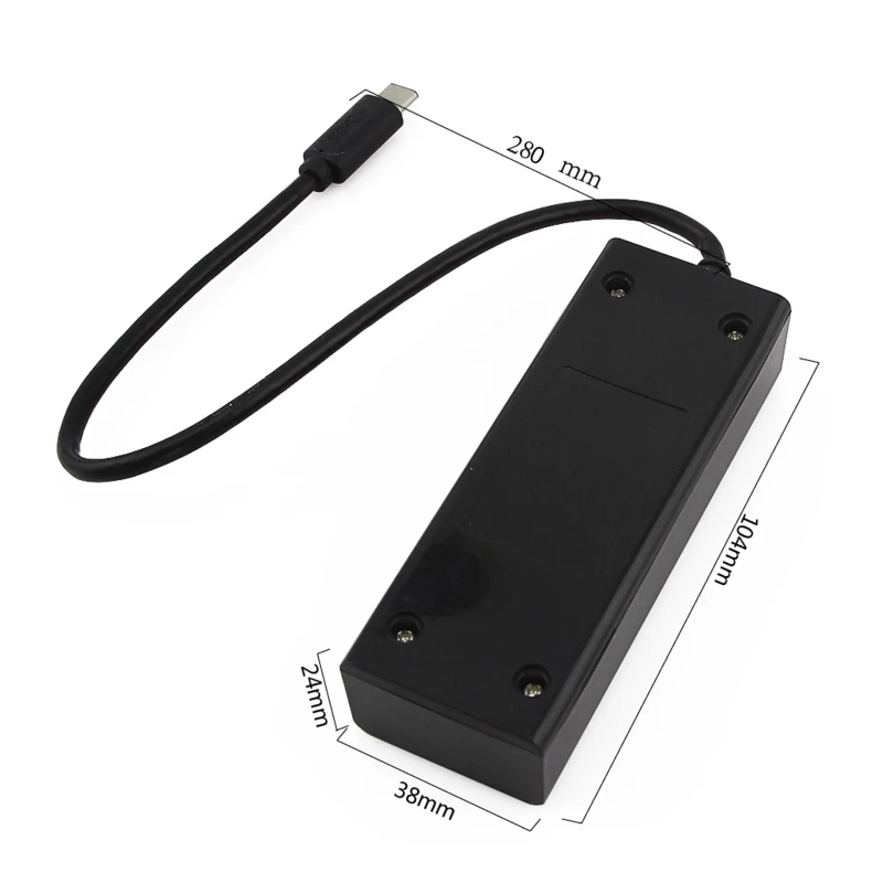 HUB USB C ROZDZIELACZ 4 PORTÓW ROZGAŁĘŹNIK SZYBKI USB 3.0 4 PORTY 5 Gb/s
